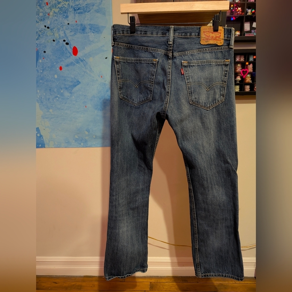 Levi's 527 32 X 30 Men's Distressed Jeans - Picture 5 of 6